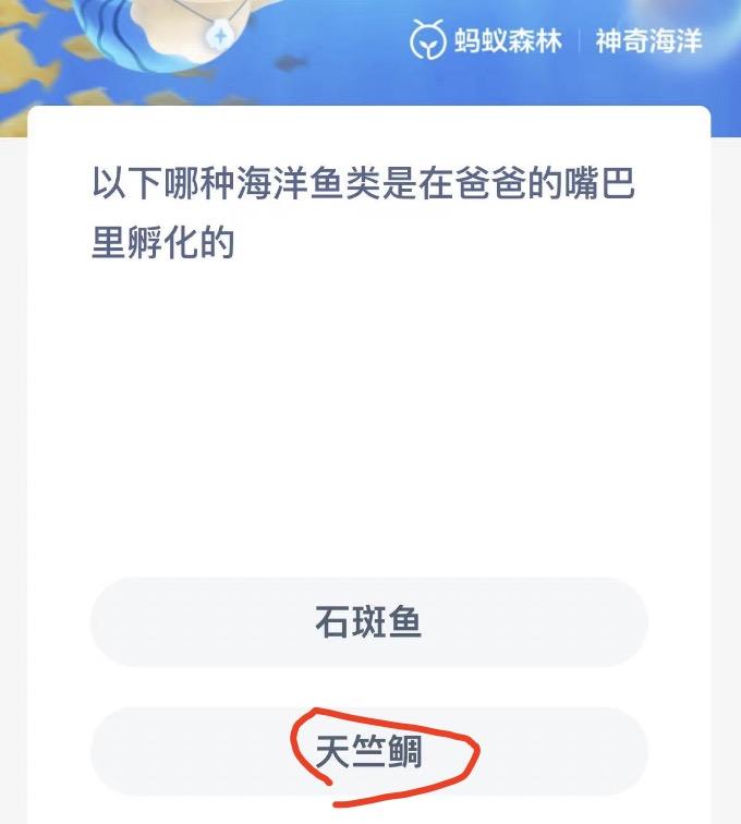 神奇海洋9月30日今日答案最新 神奇海洋小知识今日答案
