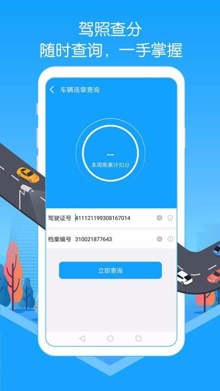 车辆违章实时查询