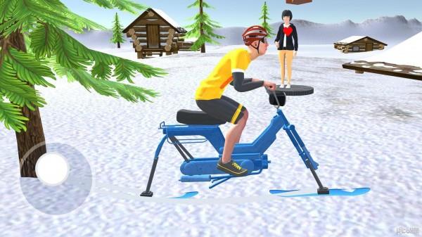 雪地自行车骑行3