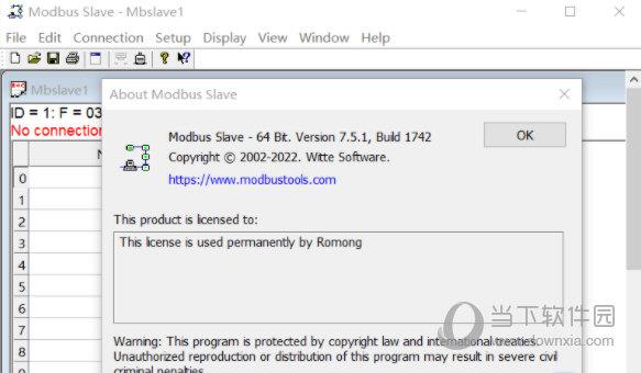 modbus slave破解版 V7.5.1 免注册版