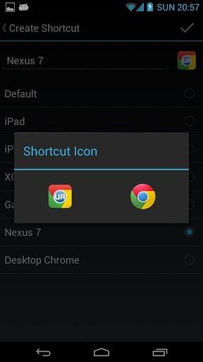 Chrome UA Switcher3