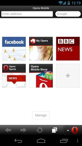 Opera Mobile浏览器1