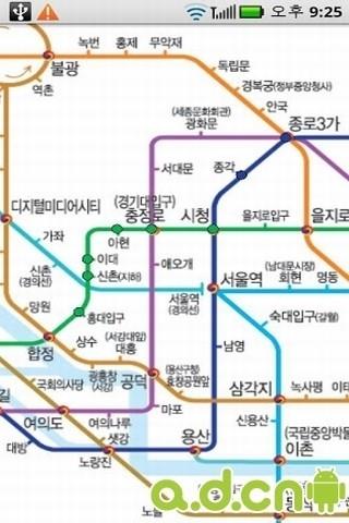 韩国地铁换乘向导1