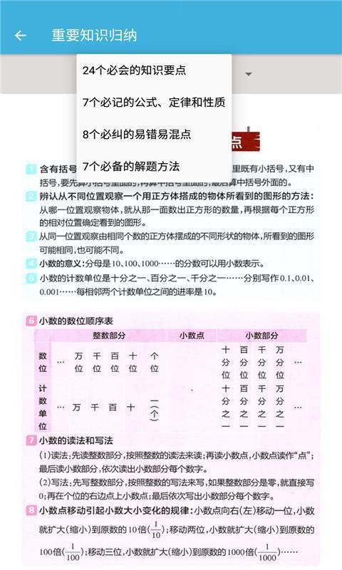 四年级下册数学辅导2