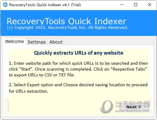 RecoveryTools Quick Indexer(快速索引器) V4.1 官方版