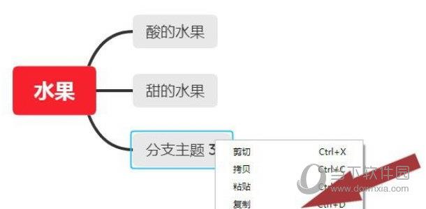 XMind怎么把左边的子主题移到右边