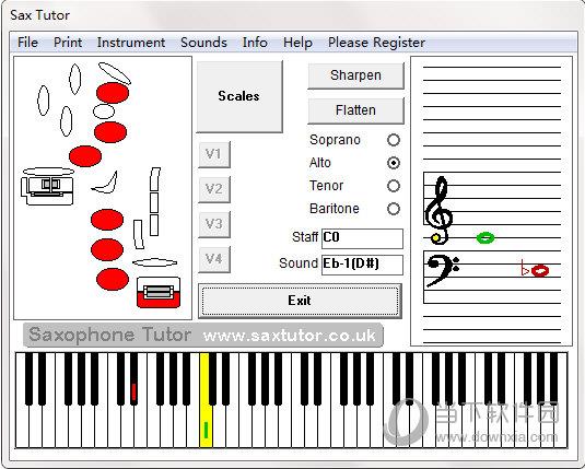 Sax Tutor(萨克斯模拟软件) V6.0 官方版