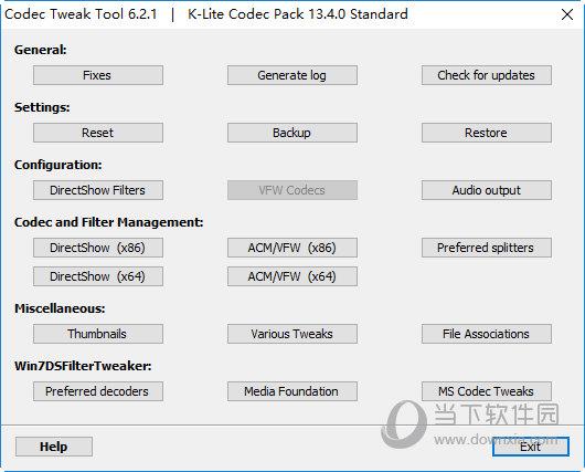 K-Lite Codec Pack Standard(解码器) V13.4.0 英文官方最新版
