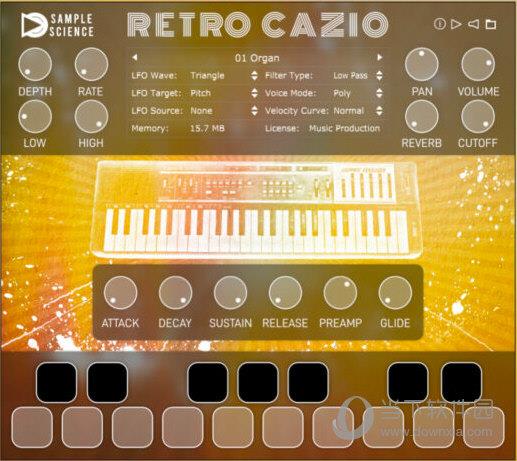 Retro Cazio(玩具键盘音源插件) V1.0 绿色免费版