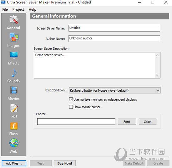 Ultra Screen Saver Maker(屏幕保护制作软件) V3.6.2 官方版