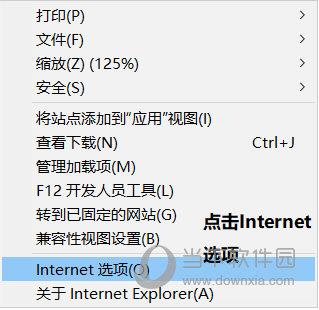 找到“Internet选项”