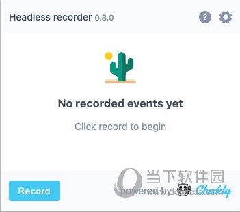 Headless Recorder(浏览器交互记录生成插件) V0.8.0 Chrome版