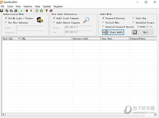 Nsasoft SpotAuditor(密码恢复管理软件) V5.2.9 绿色版