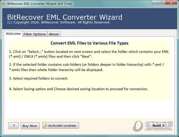 BitRecover EML Converter Wizard