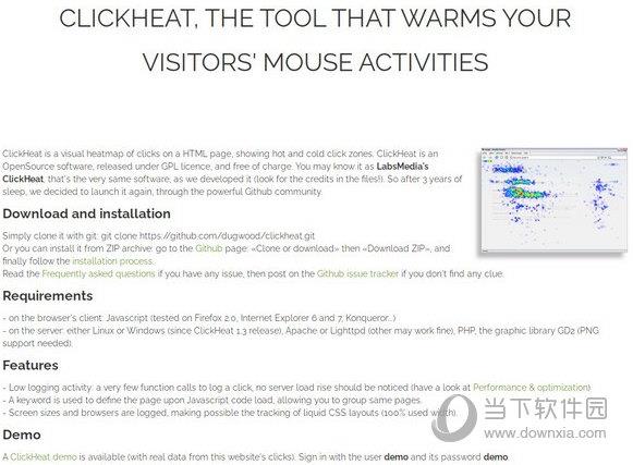 ClickHeat(HTML页面点击热图) V1.0 官方版