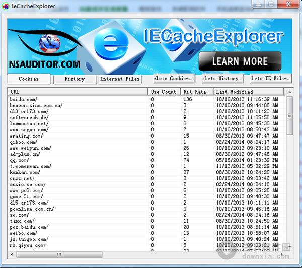 IeCacheExplorer(IE浏览器管理工具) V1.6.6 官方版