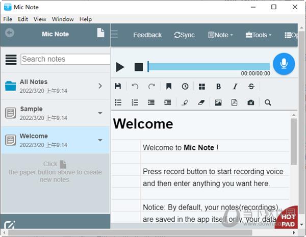 Mic Note(录音笔记本) V1.1.24 官方版