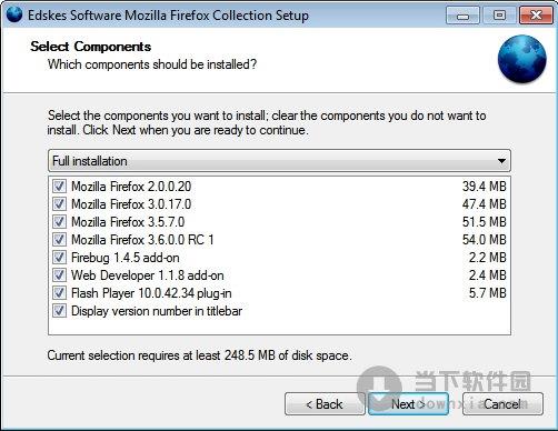 Mozilla Firefox Collection(火狐浏览器所有版本) V1.1.3.1 英文官方安装版