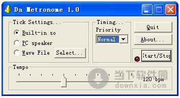 Da Metronome(电脑节拍器软件) V1.0.0 绿色免费版