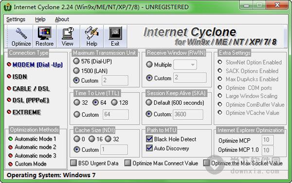 Internet Cyclone(网络优化工具) V2.24 官方最新版