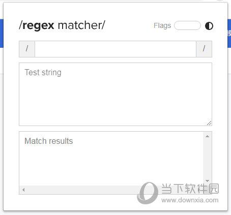 Regex Matcher(正则表达式验证工具) V1.0 Chrome版