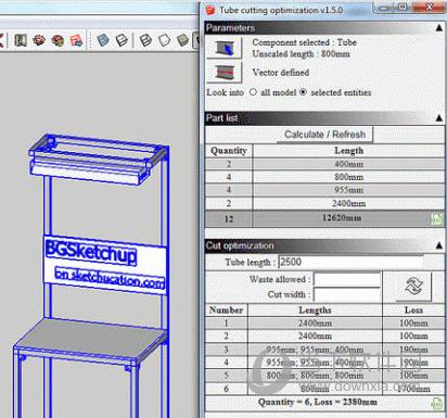 Tube Cutting Optimization