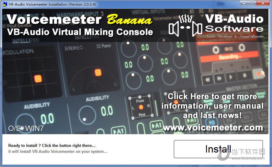 Voicemeeter Banana(虚拟音频调音台) V2.0.3.4 官方版