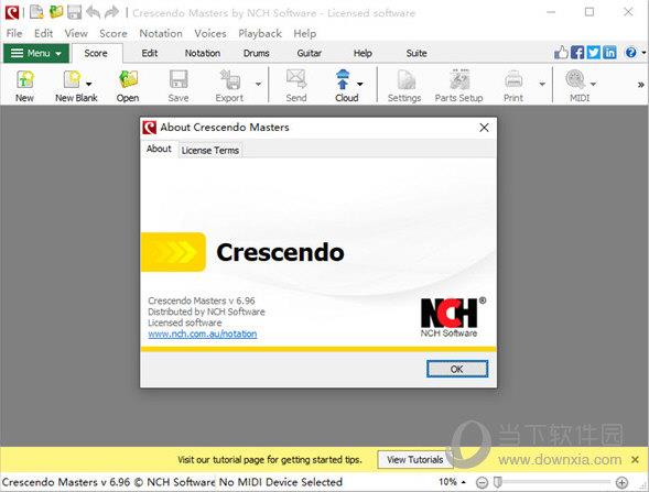 crescendo masters(乐谱编辑器) V6.96 破解版