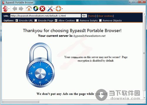 BypassIt Browser V1.0 英文绿色免费版