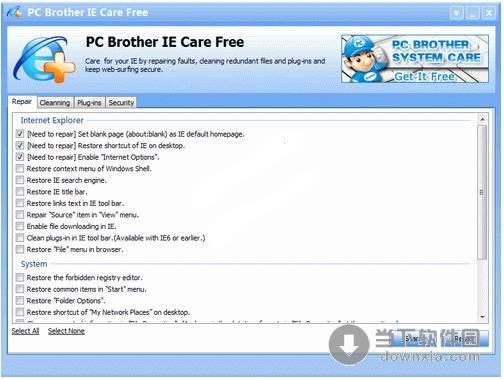 PC Brother IE Care V1.1.1.755 英文绿色免费版