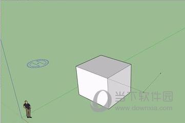 SketchUp尺寸参考线