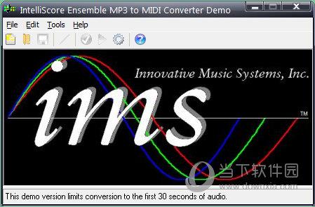 Intelliscore Ensemble MP3 to MIDI Converter