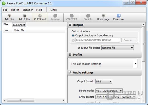 Pazera FLAC to MP3 Converter