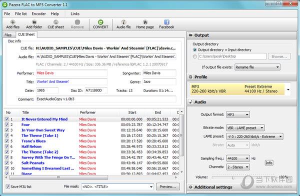 Pazera FLAC to MP3 Converter