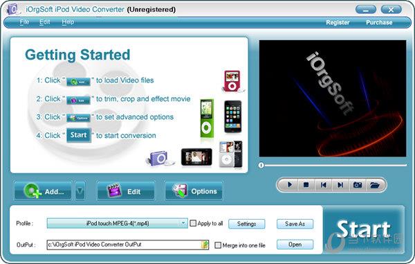 iOrgSoft iPod Video Converter(iPod视频转换器) V3.3.8 官方版