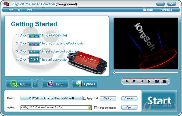 iOrgSoft PSP Video Converter(PSP视频转换器) V3.3.8 官方版