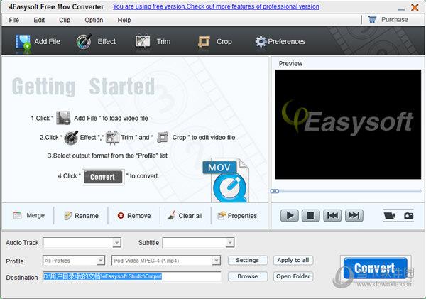 4Easysoft Free MOV Converter(MOV视频格式转换器) V3.3.18 官方版