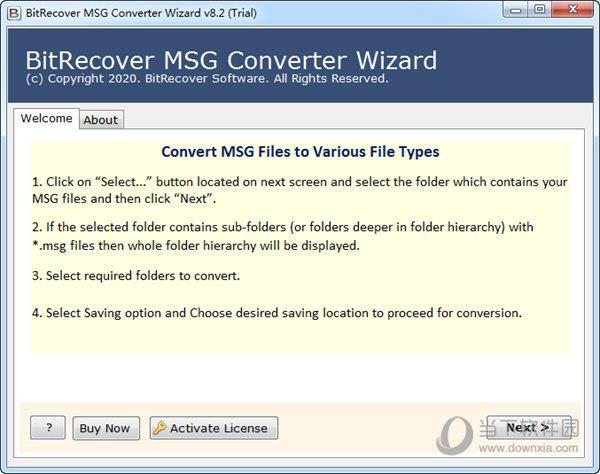BitRecover MSG Converter Wizard(MSG转换器) V8.2 官方版