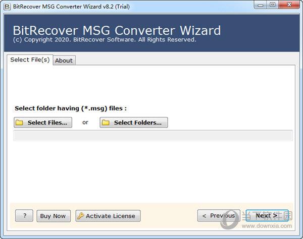 BitRecover MSG Converter Wizard