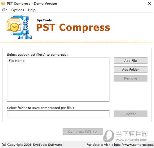 SysTools PST Compress