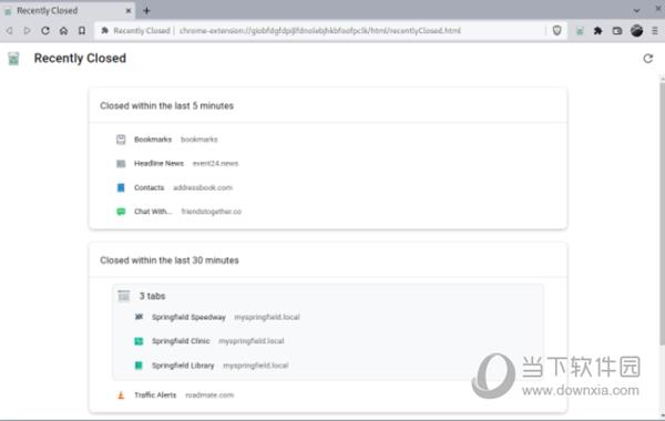 Recently Closed(网页历史记录查看工具) V2.2.4 官方版