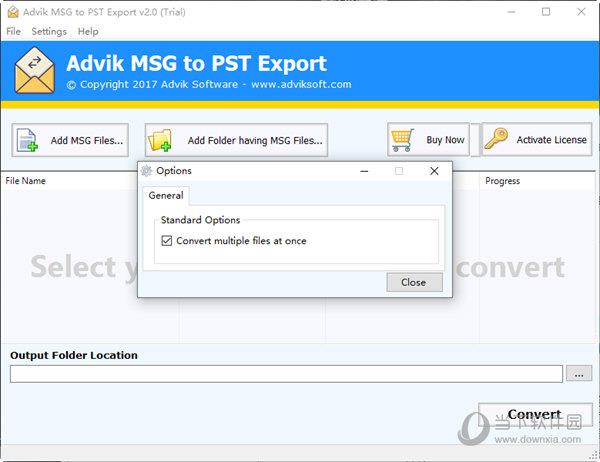 Advik MSG to PST Export