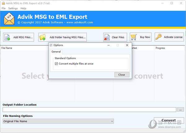 Advik MSG to EML Export