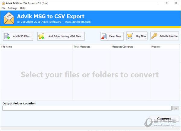 Advik MSG to CSV Export(MSG转CSV) V2.1 官方版