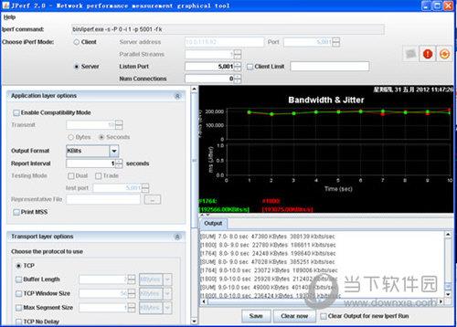 Jperf(带宽测试工具) V2.0 官方版