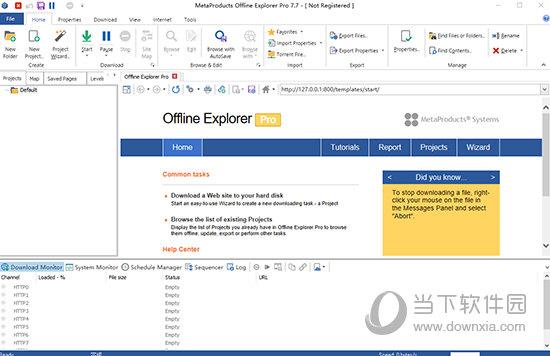 Offline Explorer Pro(离线网页浏览软件) V7.7.4642 官方版