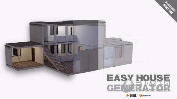 Easy House Generator(Blender房屋搭建生成插件) V1.0 免费版