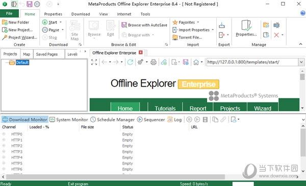 MetaProducts Offline Explorer Enterprise(网站离线浏览) V8.4 官方版