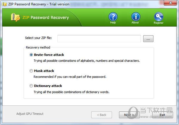 ZIP Password Recovery(WinZip密码恢复工具) V2.30 免费版