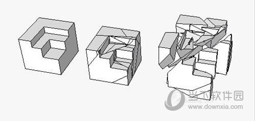 sketchup随机碎裂插件